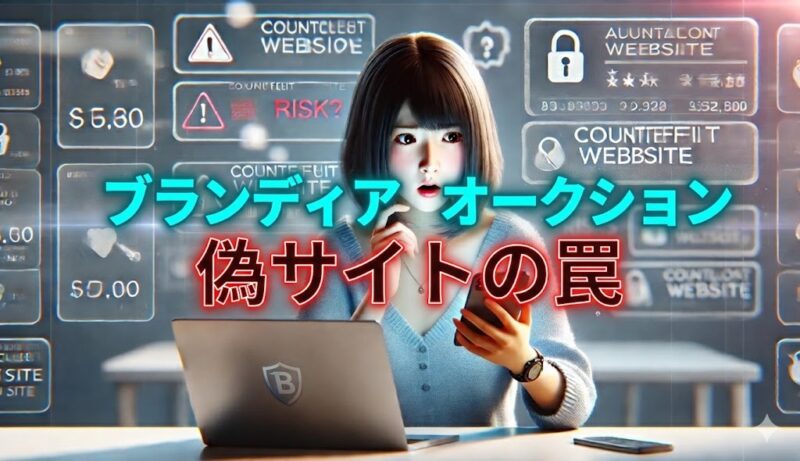 ブランディアオークションの偽サイトに注意！情報セキュリティの視点で見極め方を解説
