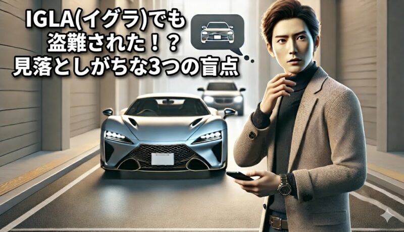 栗間のセキュリティを気にしている男性画像