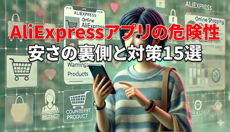 AliExpressアプリの危険性は？安さの裏側と“失敗しない”対策【15の要点】の画像