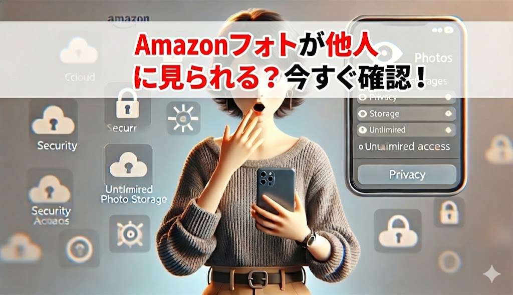 amazonフォトが他人に見られる画像