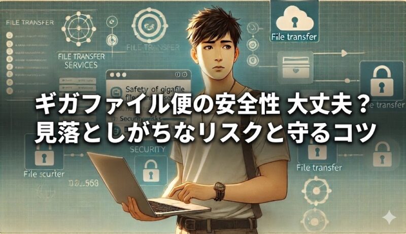 ギガファイル便の安全性は大丈夫？見落としがちな3つのリスクと守るコツ