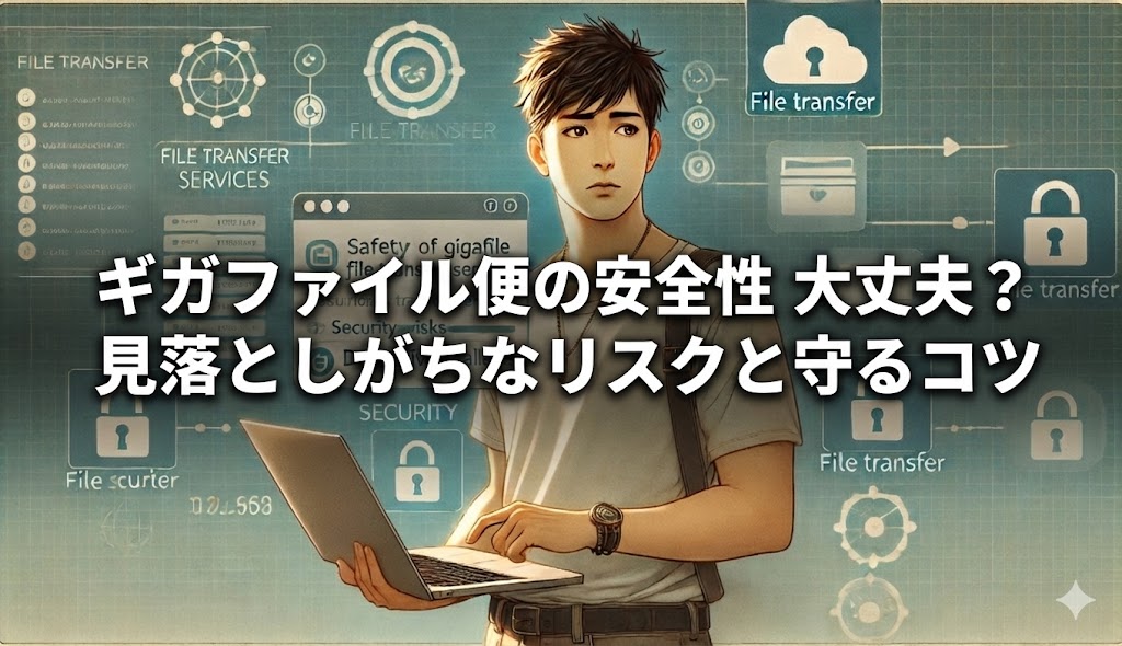 ギガファイル便の安全性は大丈夫？見落としがちな3つのリスクと守るコツ