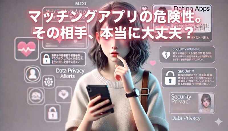 その「安全そうな相手」、本当に大丈夫？—マッチングアプリの危険性と個人情報流出を防ぐ5つのポイント画像