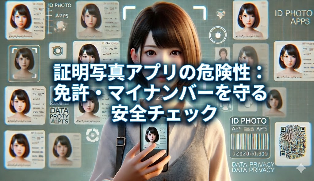 証明写真アプリの危険性は？免許・マイナンバーで落とさない安全チェック