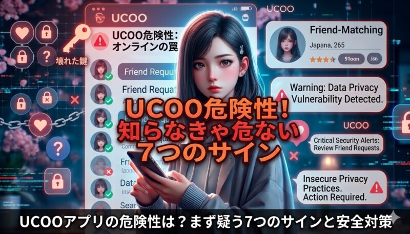 UCOOアプリの危険性は？まず疑う7つのサインと安全対策画像