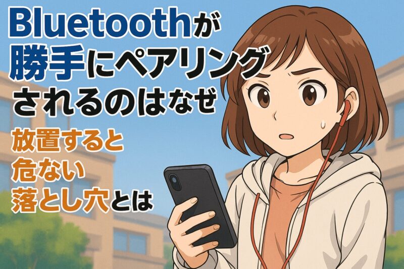 Bluetoothが勝手にペアリングされるのはなぜ？放置すると危ない落とし穴とは