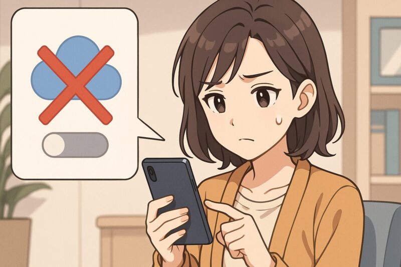 バックアップを止めたい!オフにする設定方法と注意点