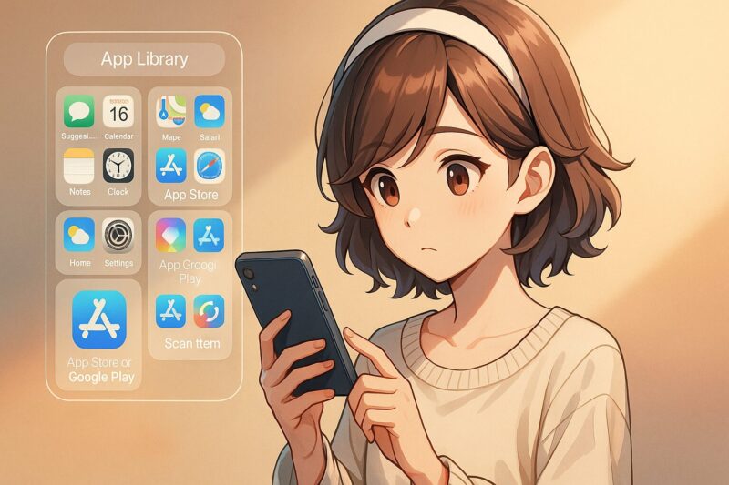 アプリが消えたとき最初に確認すべき画面と設定
