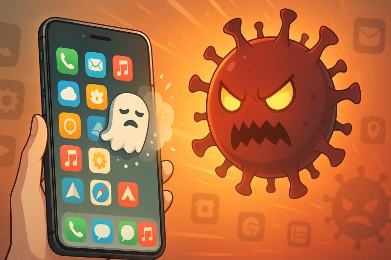 ウイルスが原因でアプリが消えるケースと見分け方
