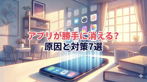 アプリが勝手に消えるのを防ぐには？今すぐ確認したい設定項目