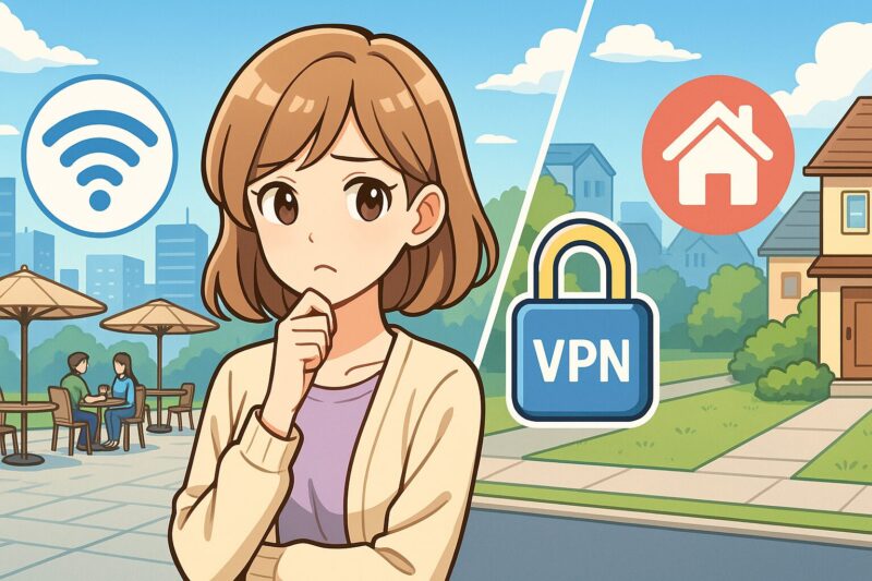 VPNは常時オンにするべきか?場面別に賢く使い分ける方法