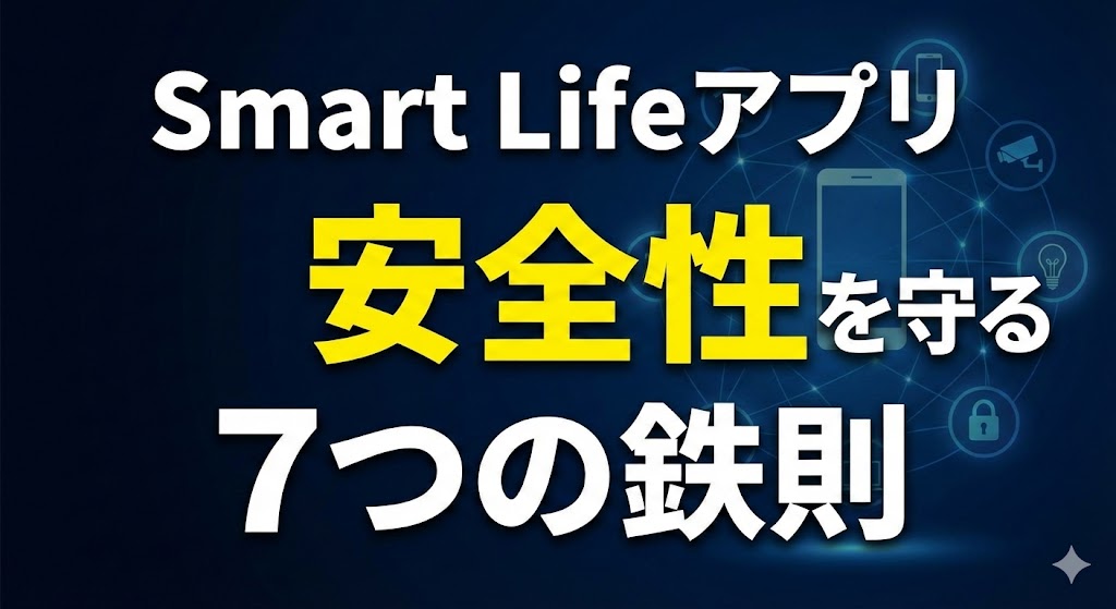 Smart Lifeアプリの安全性を守る7つの設定――見落としがちな危険サインもチェック