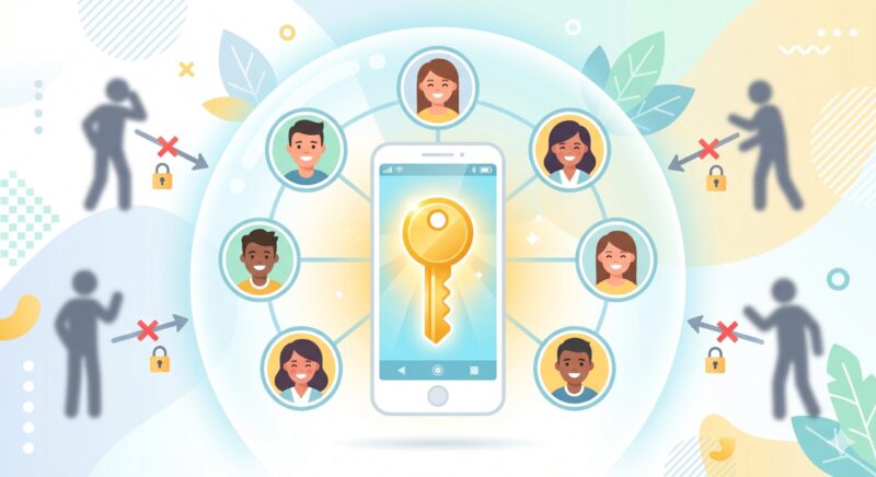 Retroアプリの秘密の鍵機能で親しい友達とだけ繋がる安全なネットワーク